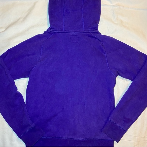 Purple TNA Mockneck Logo Zip Up Hoodie - Picture 5 of 8